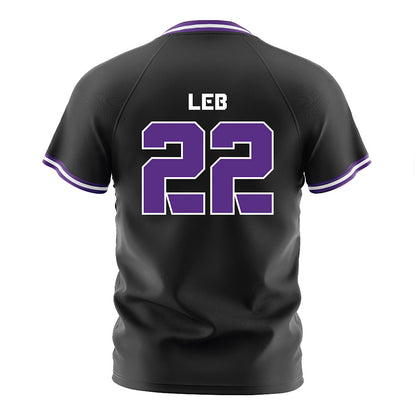 TCU - NCAA Women's Soccer : Georgia Leb - Black Soccer Jersey-1