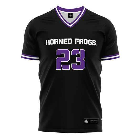 TCU - NCAA Women's Soccer : Grace Grace Coppinger - Black Soccer Jersey-0