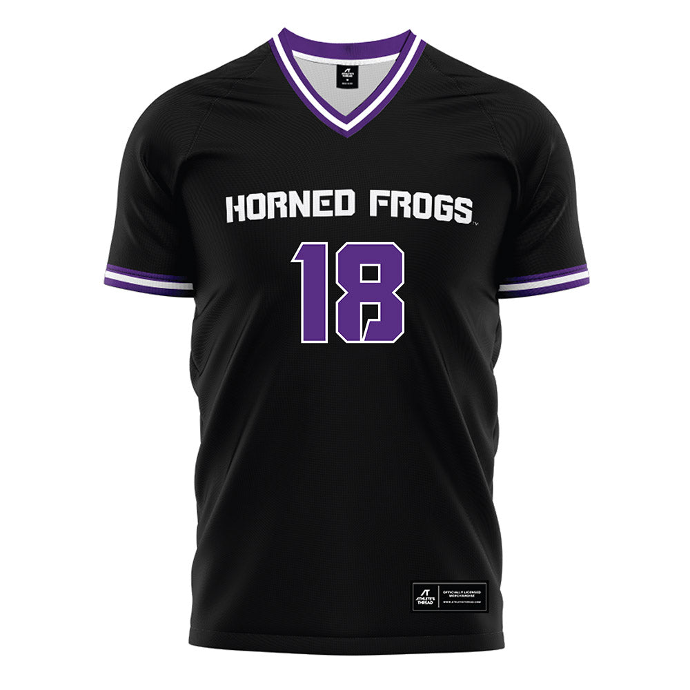 TCU - NCAA Women's Soccer : Emma Yolinsky - Black Soccer Jersey-0