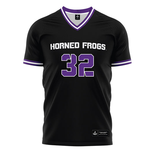 TCU - NCAA Women's Soccer : Kira Ybarra - Black Soccer Jersey-0