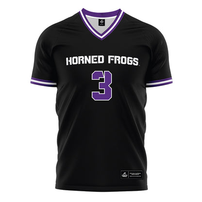 TCU - NCAA Women's Soccer : Alyssa Hennessey - Black Soccer Jersey