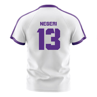 TCU - NCAA Women's Soccer : Leah Negeri - White Soccer Jersey-1