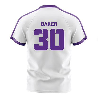 TCU - NCAA Women's Soccer : Evie Baker - White Soccer Jersey
