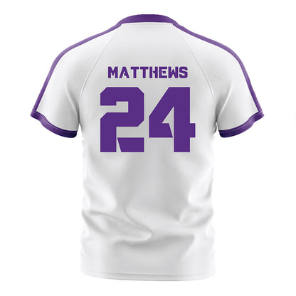 TCU - NCAA Women's Soccer : Landen Matthews - White Soccer Jersey