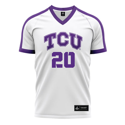 TCU - NCAA Women's Soccer : Zoe Calyer - White Soccer Jersey