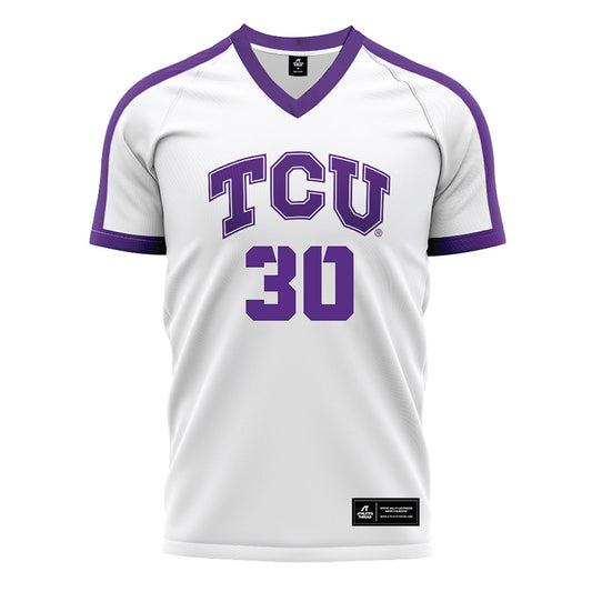 TCU - NCAA Women's Soccer : Evie Baker - White Soccer Jersey