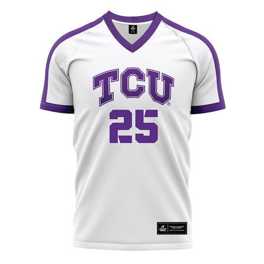 TCU - NCAA Women's Soccer : Ally Brown - White Soccer Jersey-0