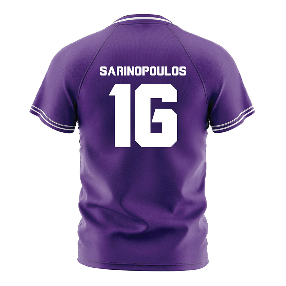 TCU - NCAA Women's Soccer : Cate Sarinopoulos - Purple Soccer Jersey