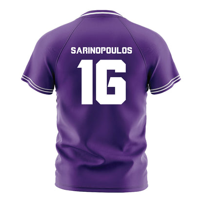 TCU - NCAA Women's Soccer : Cate Sarinopoulos - Purple Soccer Jersey