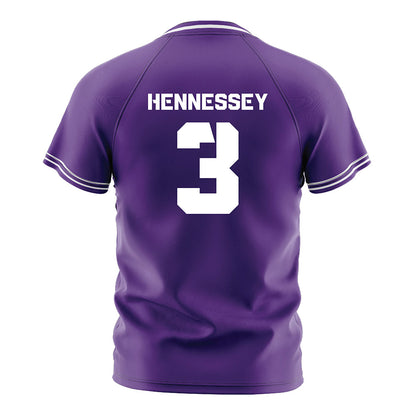 TCU - NCAA Women's Soccer : Alyssa Hennessey - Purple Soccer Jersey