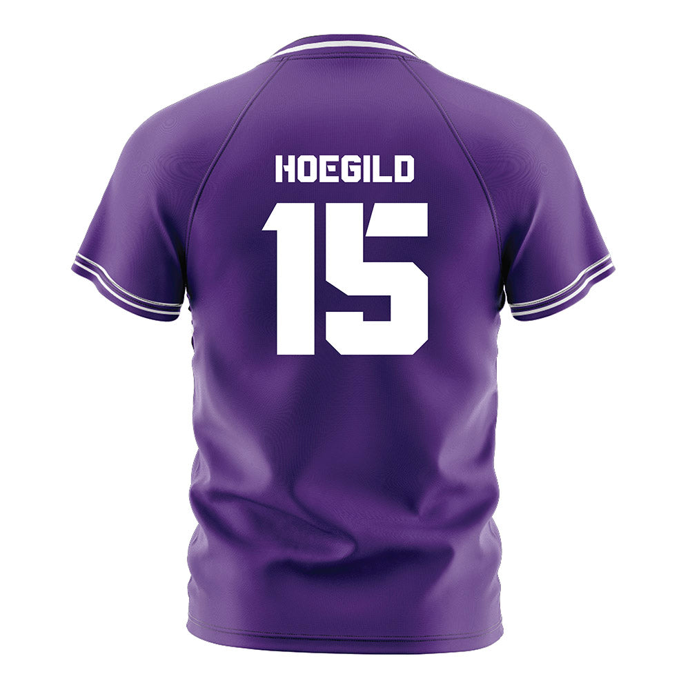 TCU - NCAA Women's Soccer : Filippa Hoegild - Purple Soccer Jersey-1