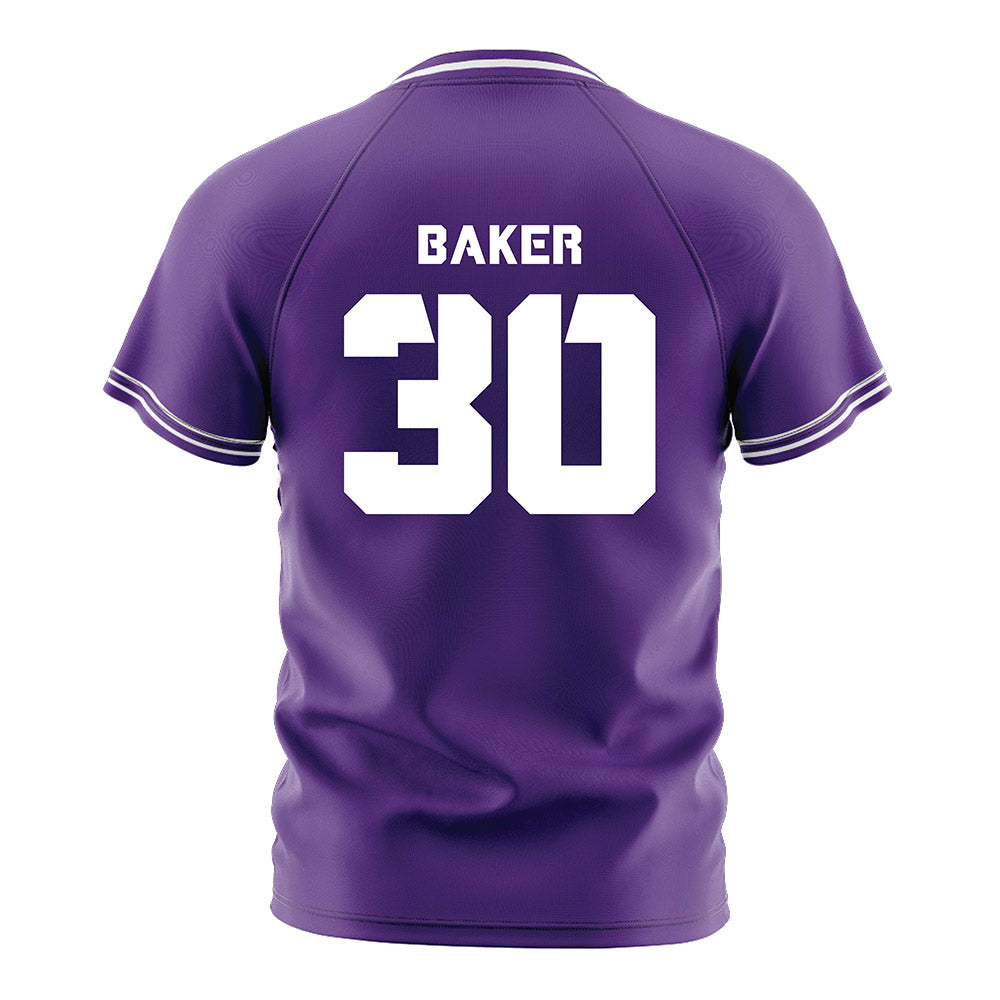 TCU - NCAA Women's Soccer : Evie Baker - Purple Soccer Jersey