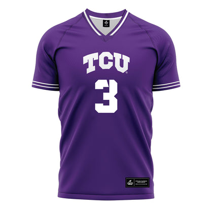 TCU - NCAA Women's Soccer : Alyssa Hennessey - Purple Soccer Jersey