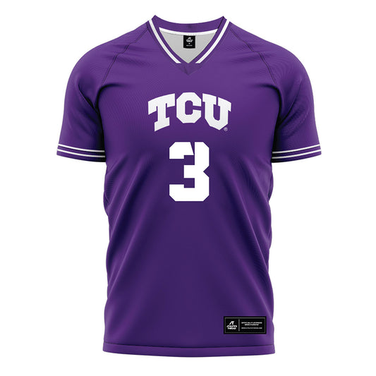 TCU - NCAA Women's Soccer : Alyssa Hennessey - Purple Soccer Jersey