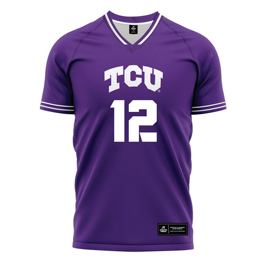 TCU - NCAA Women's Soccer : Marli Galdamez - Purple Soccer Jersey