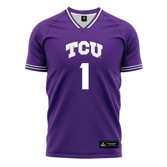 TCU - NCAA Women's Soccer : Olivia Geller - Purple Soccer Jersey