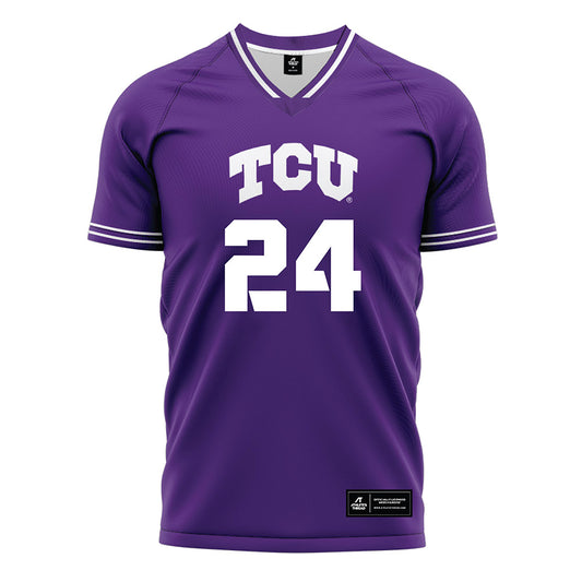 TCU - NCAA Women's Soccer : Landen Matthews - Purple Soccer Jersey