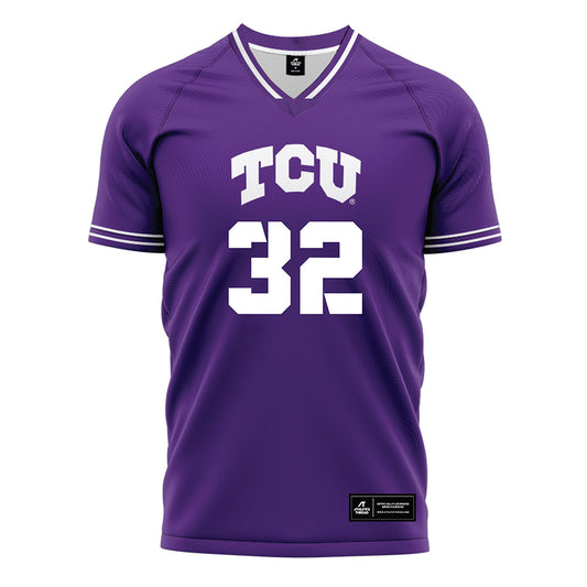 TCU - NCAA Women's Soccer : Kira Ybarra - Purple Soccer Jersey-0