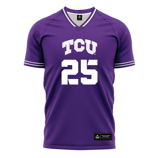 TCU - NCAA Women's Soccer : Ally Brown - Purple Soccer Jersey-0