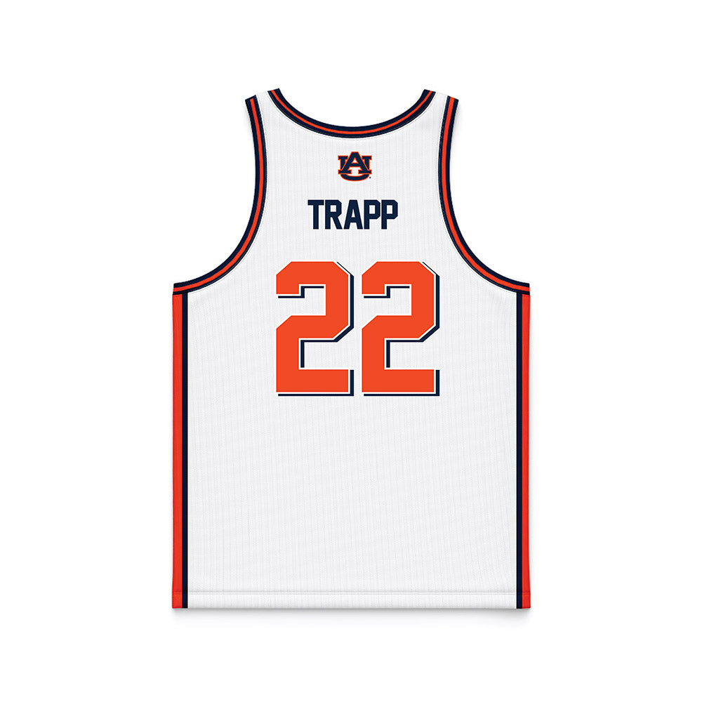 Auburn - NCAA Men's Basketball : Reed Trapp - White Basketball Jersey