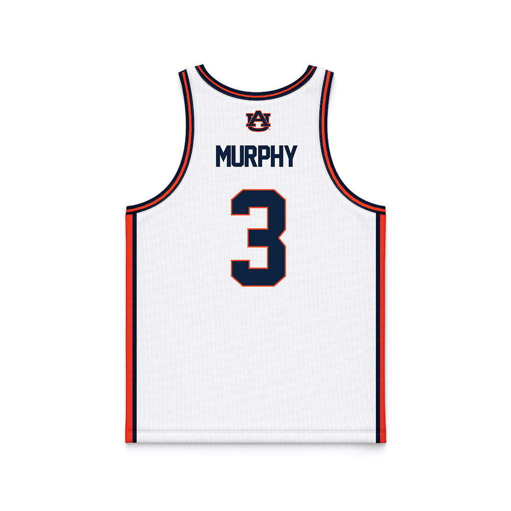 Auburn - NCAA Men's Basketball : KeShawn Murphy - White Basketball Jersey-1