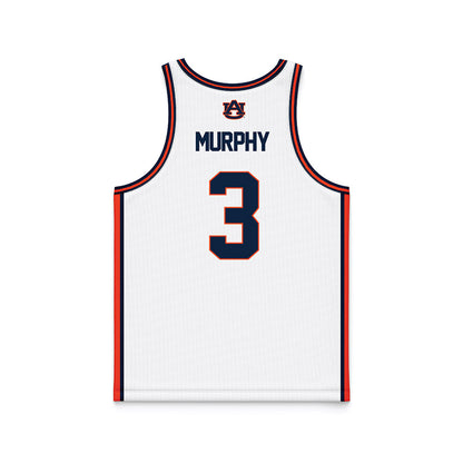 Auburn - NCAA Men's Basketball : KeShawn Murphy - White Basketball Jersey-1