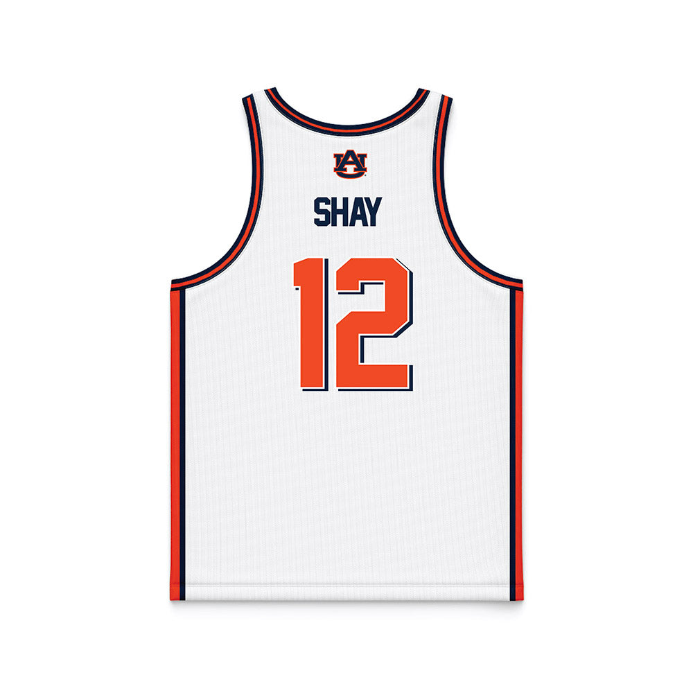 Auburn - NCAA Men's Basketball : Joah Shay - White Basketball Jersey