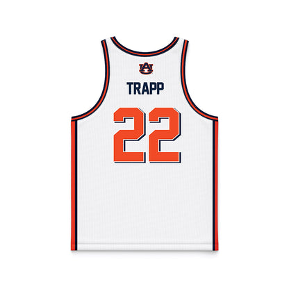 Auburn - NCAA Men's Basketball : Reed Trapp - Basketball Jersey White