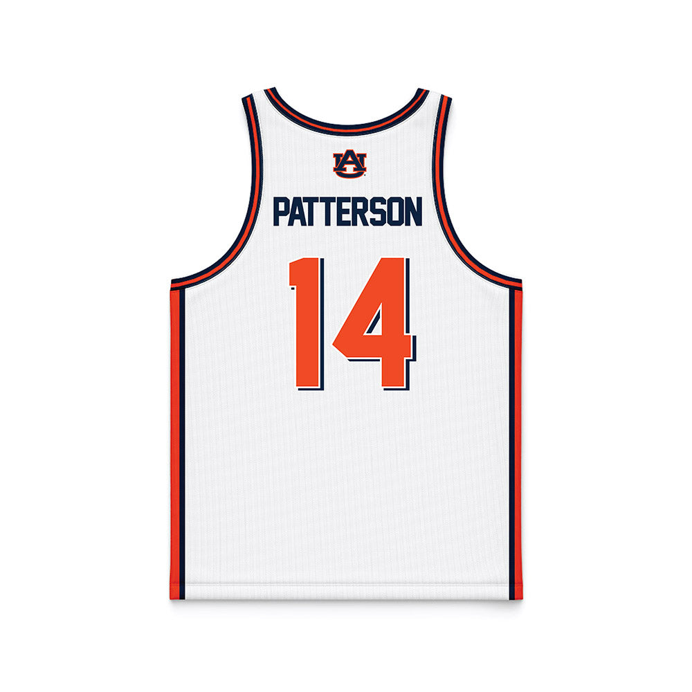 Auburn - NCAA Men's Basketball : Presley Patterson - White Basketball Jersey