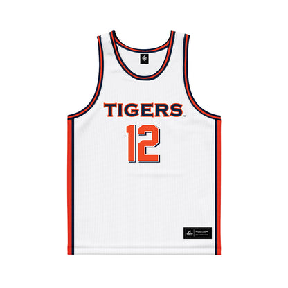 Auburn - NCAA Men's Basketball : Joah Shay - White Basketball Jersey