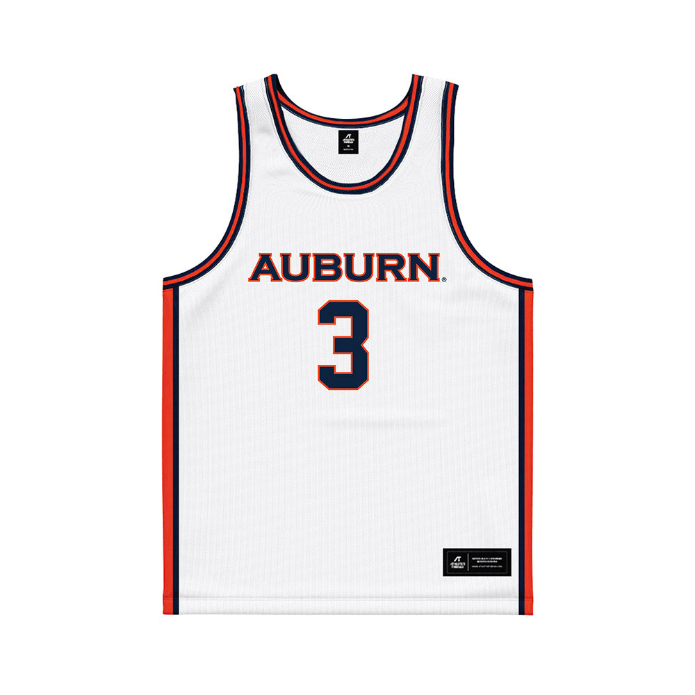 Auburn - NCAA Men's Basketball : KeShawn Murphy - White Basketball Jersey-0