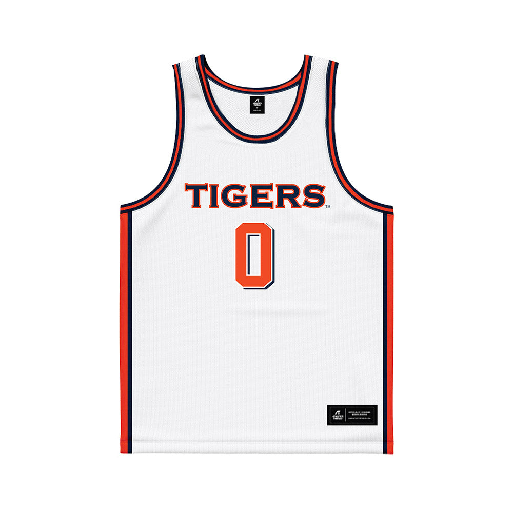 Auburn - NCAA Men's Basketball : Tahaad Pettiford - White Basketball Jersey-0