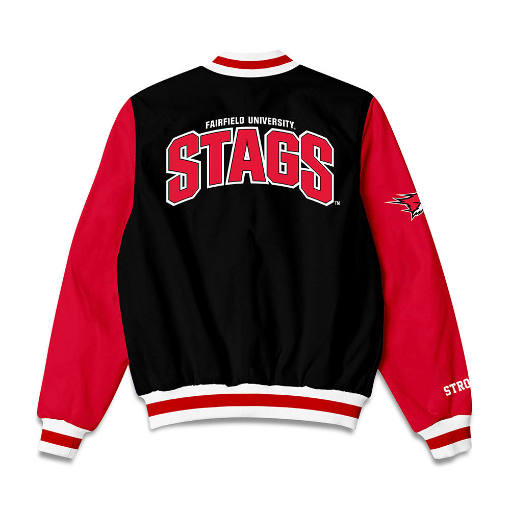 Fairfield - NCAA Baseball : Ryan Strollo - Bomber Jacket