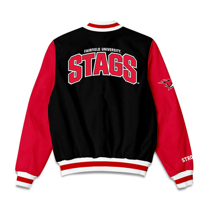 Fairfield - NCAA Baseball : Ryan Strollo - Bomber Jacket