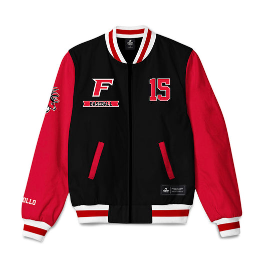 Fairfield - NCAA Baseball : Ryan Strollo - Bomber Jacket