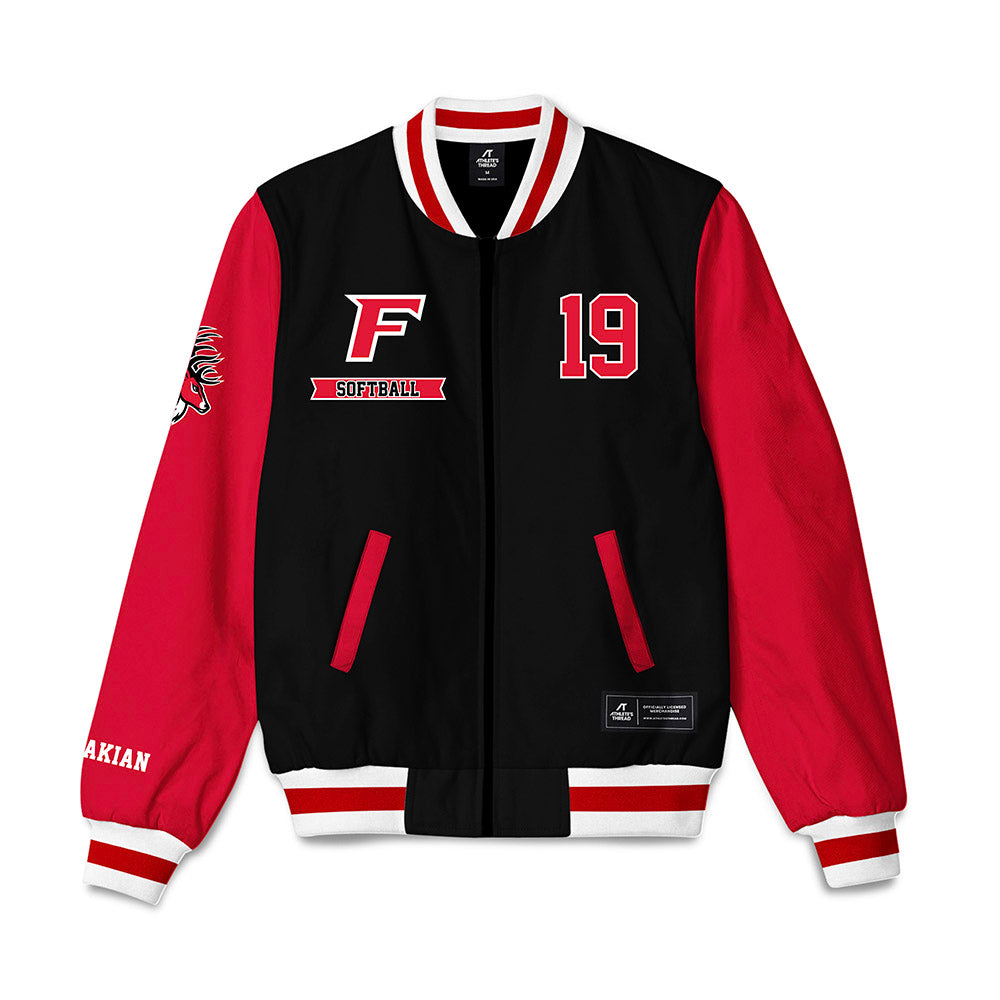 Fairfield - NCAA Softball : Cara Kochakian - Bomber Jacket