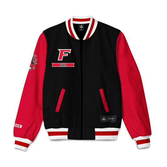 Fairfield - NCAA Men's Golf : Ben Madden - Bomber Jacket-0