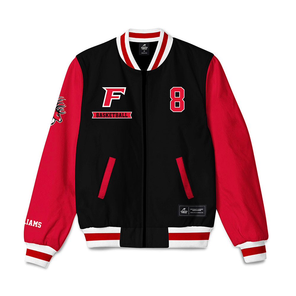 Fairfield - NCAA Men's Basketball : Tony Williams - Bomber Jacket-0