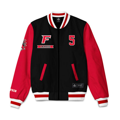 Fairfield - NCAA Men's Lacrosse : Devin Lampron - Bomber Jacket-0