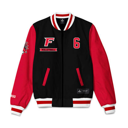Fairfield - NCAA Women's Volleyball : Monica Vargo - Bomber Jacket