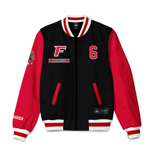 Fairfield - NCAA Men's Lacrosse : Brendan Gallagher - Bomber Jacket-0