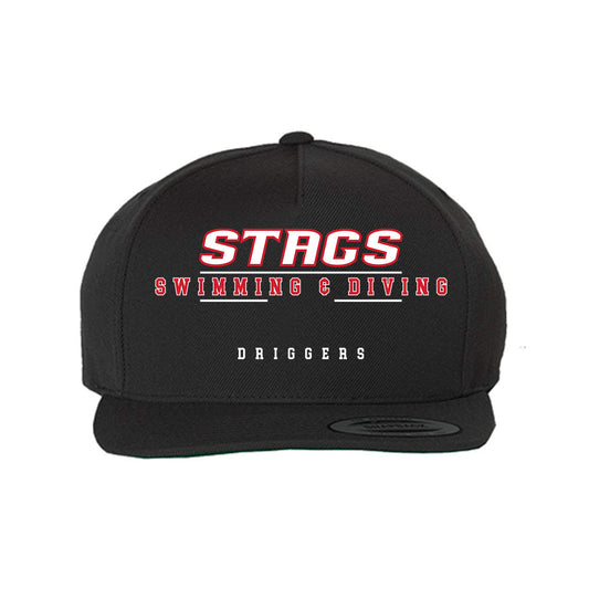 Fairfield - NCAA Men's Swimming & Diving : Colton Driggers - Snapback Hat-0