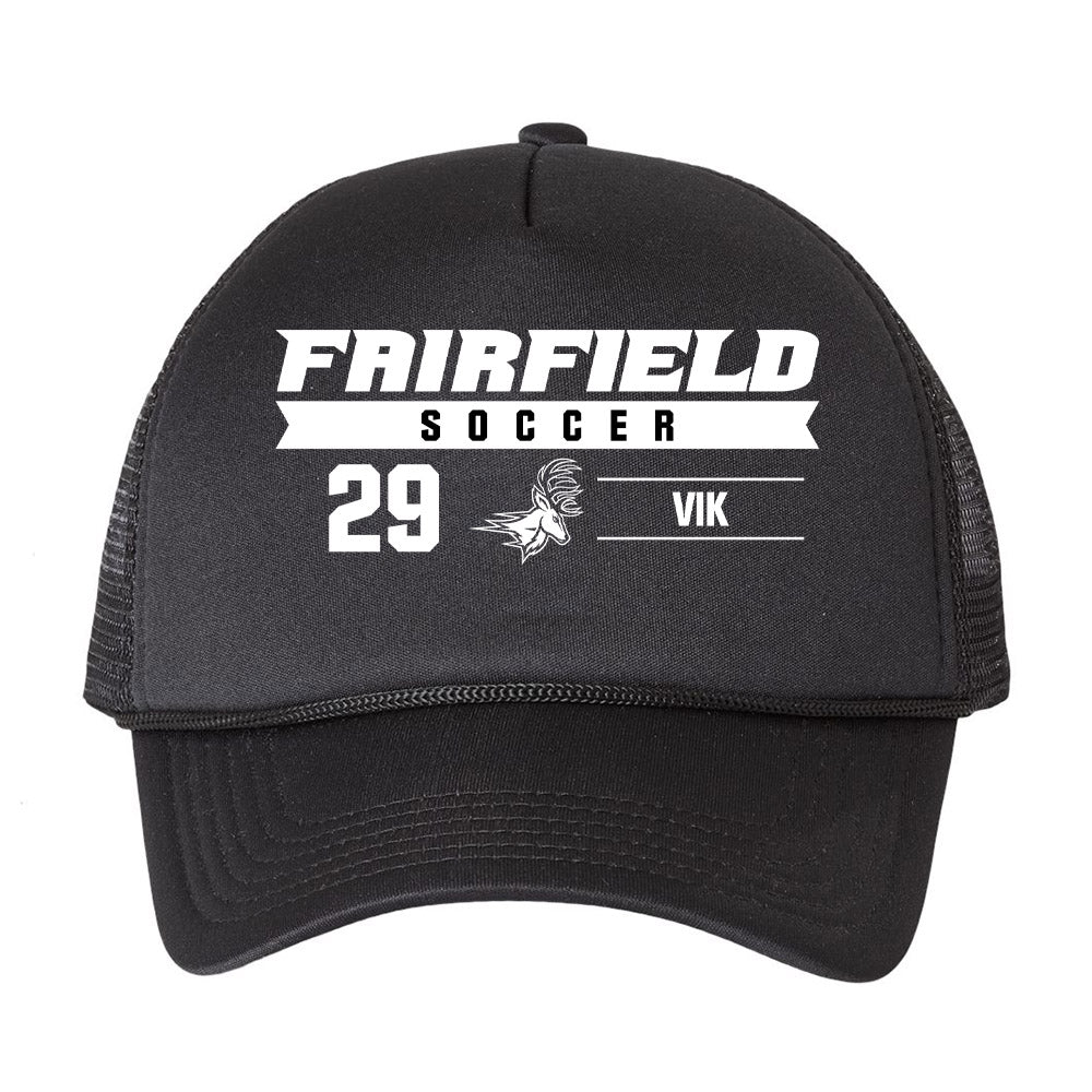 Fairfield - NCAA Men's Soccer : Audun Engen Vik - Trucker Hat-0