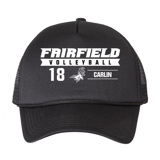 Fairfield - NCAA Women's Volleyball : Natalie Carlin - Trucker Hat-0