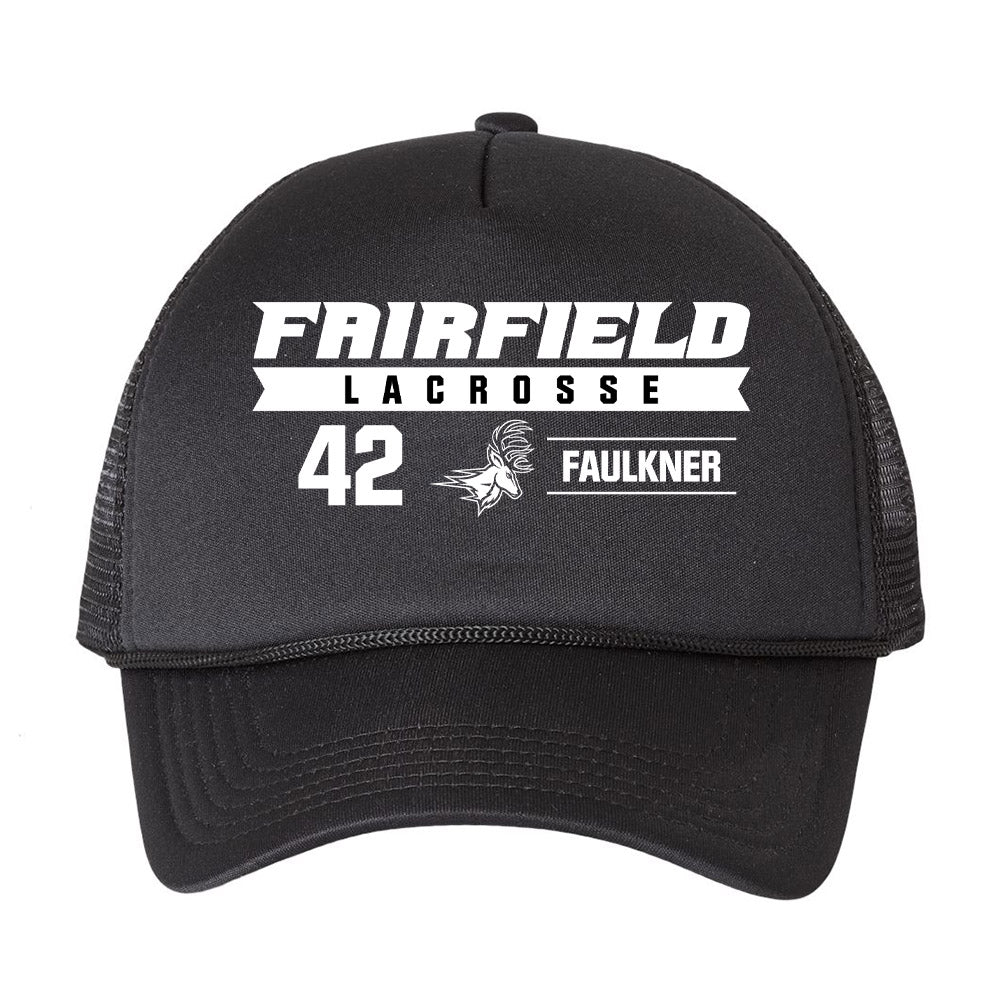 Fairfield - NCAA Men's Lacrosse : Mick Faulkner - Trucker Hat-0