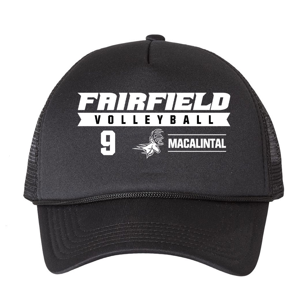 Fairfield - NCAA Women's Volleyball : Nicole Macalintal - Trucker Hat-0