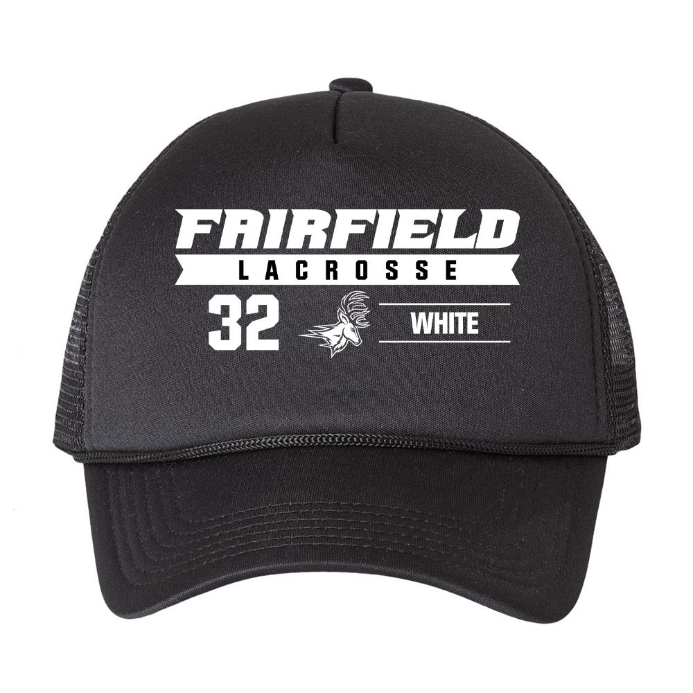 Fairfield - NCAA Women's Lacrosse : Sarah White - Trucker Hat-0