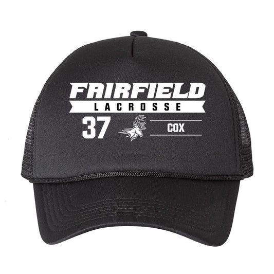 Fairfield - NCAA Men's Lacrosse : Jack Cox - Trucker Hat-0