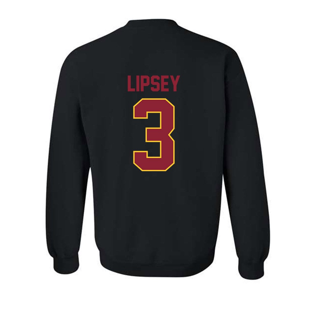 Iowa State - NCAA Men's Basketball : Tamin Lipsey - Classic Shersey Crewneck Sweatshirt-1