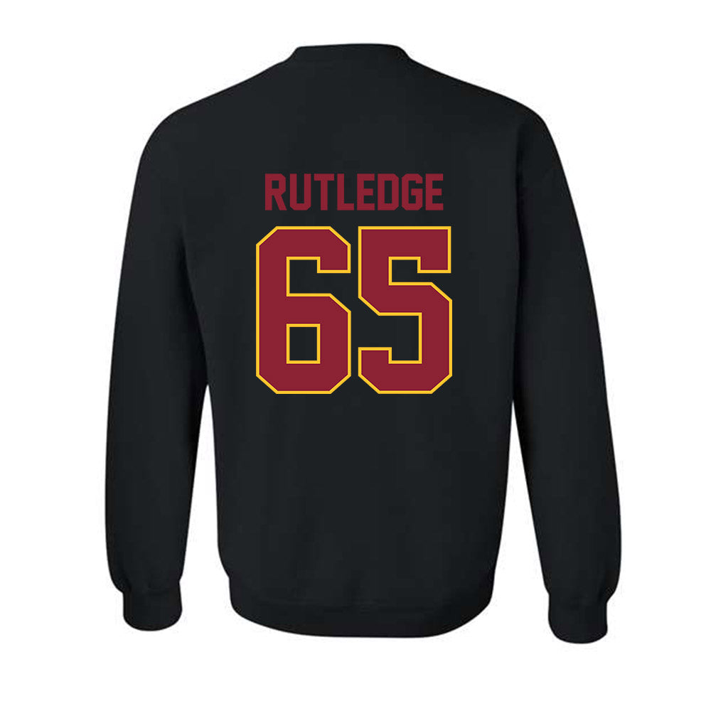 Iowa State - NCAA Football : Garret Rutledge - Classic Shersey Crewneck Sweatshirt-1